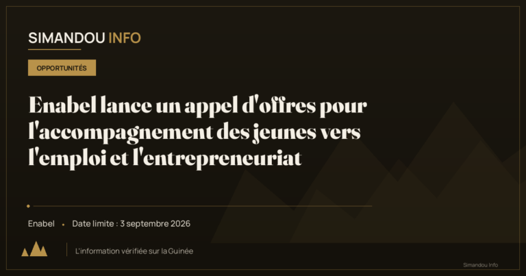 Enabel lance un appel d’offres pour l’accompagnement des jeunes vers l’emploi et l’entrepreneuriat